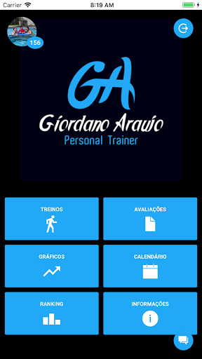 Android application Giordano Araújo screenshort