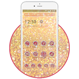 Elegant Gold Glitter 2D Theme icon