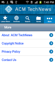 Скачать ACM TechNews Онлайн бесплатно на Андроид
