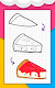screenshot of How to draw cute food by steps