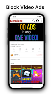 CleanTube - Block Video Ads