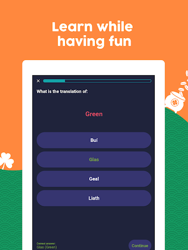 Learn Irish - Beginners Screenshot