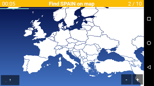 Europe Map Quiz - European Cou Screen 2