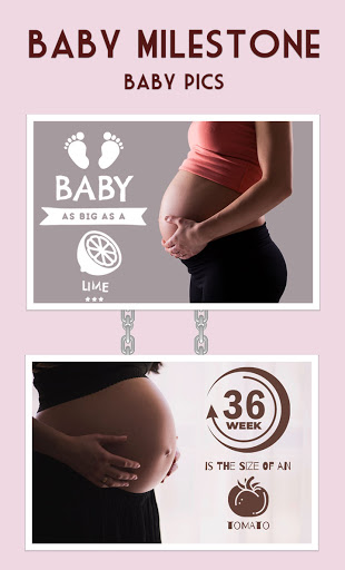 Baby Pics Milestone & Sticker Screen 2