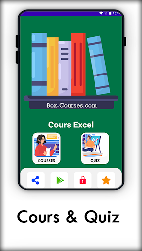 Android application Cours Quiz Excel screenshort