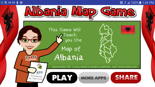 Albania Map Puzzle Game