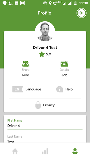 LIMOS DRIVER Screen 3