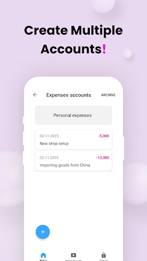 Expenses Recording App Screen 3