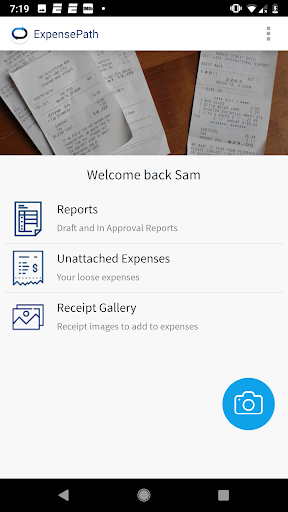 ExpensePath Mobile Screen 2