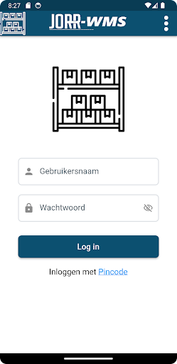 Android application Jorr-WMS ICT screenshort
