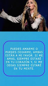 Captura de Pantalla 3 Madonna frases android