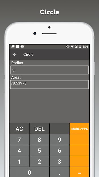 Captura 5 Calculadora de área y volumen android