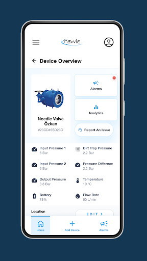Hawle IoT Platform Screen 3