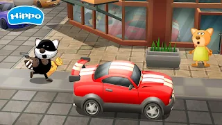 Kids’ Car Racing with Hippo - Screenshot 1