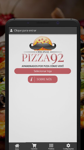 Android application Pizza92 - Campinas screenshort