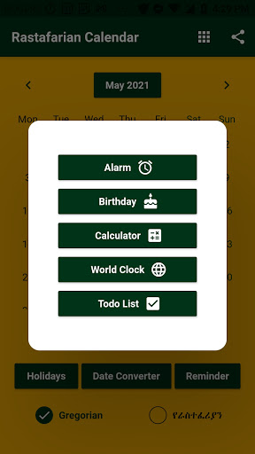 Rastafarian Calendar Screenshot 4 - AppWisp.com