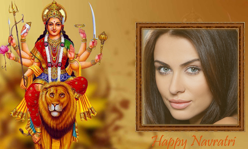 Navratri Photo Frame Screen 2