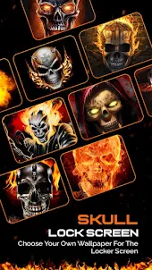 Skull Lock Screen - Wallpaper
