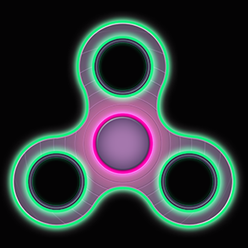 Fidget Spinner Hand logo