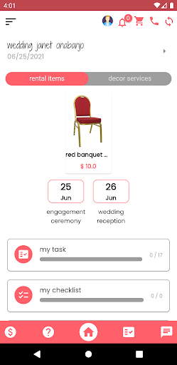 Android application my ballroom screenshort