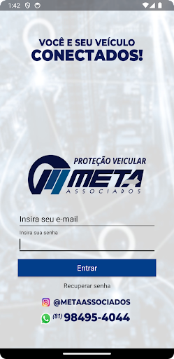 Android application Meta Associados screenshort