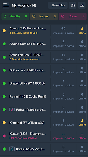 Android application Domotz Pro: Network Monitoring screenshort