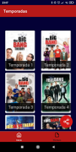 Android application The big bang theory screenshort