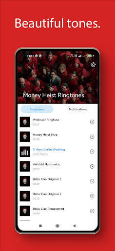 Money Heist Ringtones Screen 3