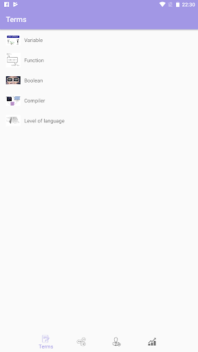 Android application IT English screenshort