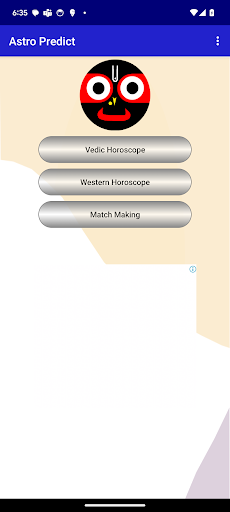 Android application Astro Predict screenshort