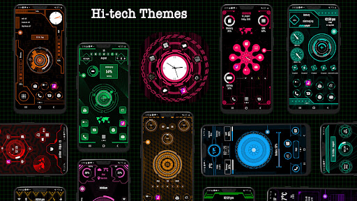 Screenshot of Hi-tech Themer Launcher 2024