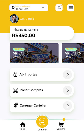 Toda Hora Micromarket Screen 3