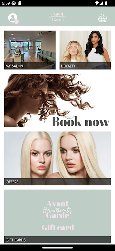 Android application Avant Garde Hair & Beauty screenshort