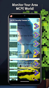 MCPE Câmera Segurança Modpack