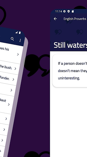 English Proverbs Dictionary Screen 2