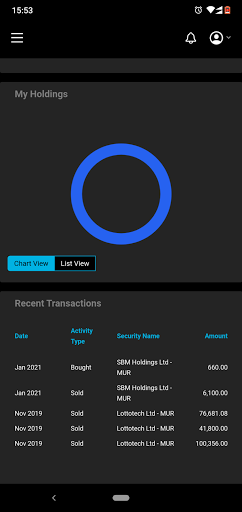 SBM Trading Screen 3