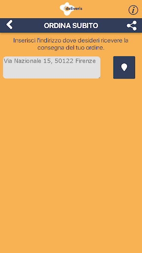 Deliveris Screen 2