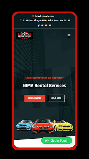 Android application GIMA screenshort