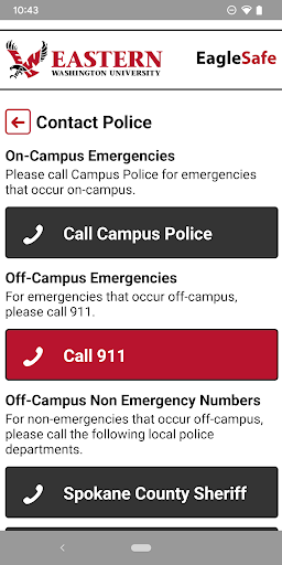 EagleSafe EWU Screen 2