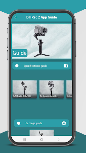 Android application DJI Rsc 2 App Guide screenshort