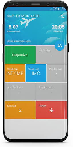 Android application TATIC R-AFIS screenshort