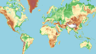 Topographic Map Of The World