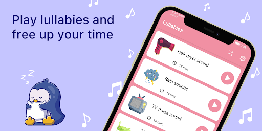 Baby lullaby music. Lullabies Screen 3