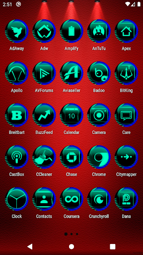 Teal Icon Pack Style 7 Screen 2