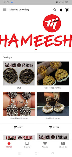 Android application Meesha Jewellery - Wholesaler screenshort