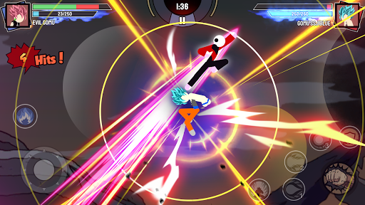 Stickman Warriors - Super Dragon Shadow Fight  screenshots 4