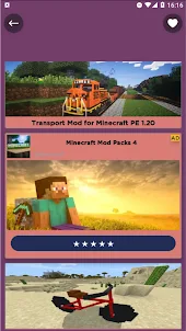 Transport Mod for MCPE