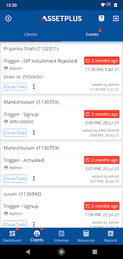 AssetPlus - MF Partner App Screen 3