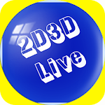 Cover Image of ดาวน์โหลด 2D3D Live  APK