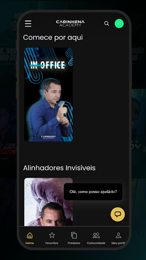 Android application Carinhena Academy screenshort